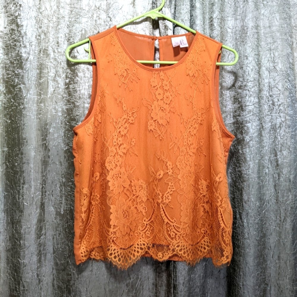4 for 20$/Orange sleeveless top